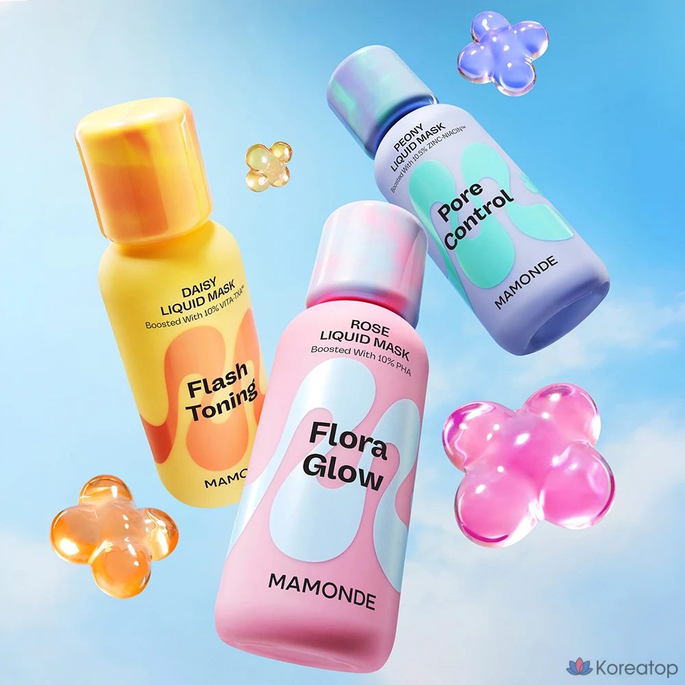 Жидкая маска для лица Mamonde Flash Toning Daisy Liquid Mask, 80 мл, 1 шт.