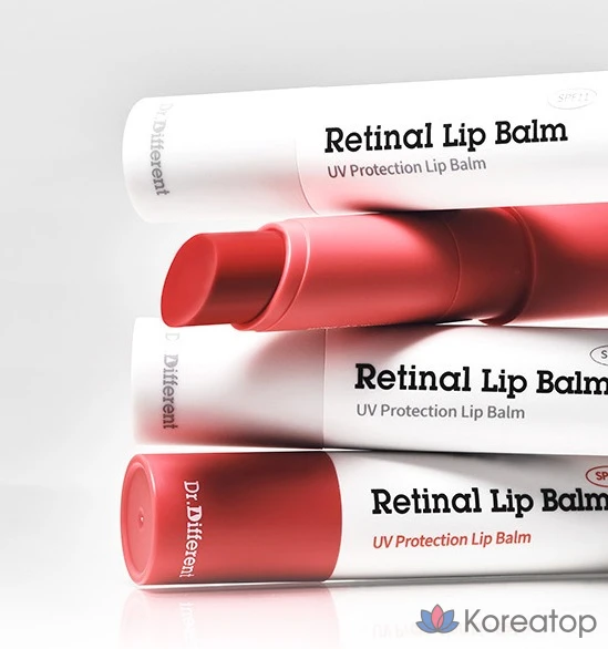 Бальзам для губ Dr. Different Retinal Lip Balm, Tinted, 4 г, 1 шт.
