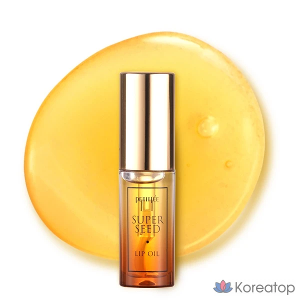 Бальзам для губ Petitfee Super Seed Lip Oil, оттенок Golden Yellow, 3.5 г, 1 шт.