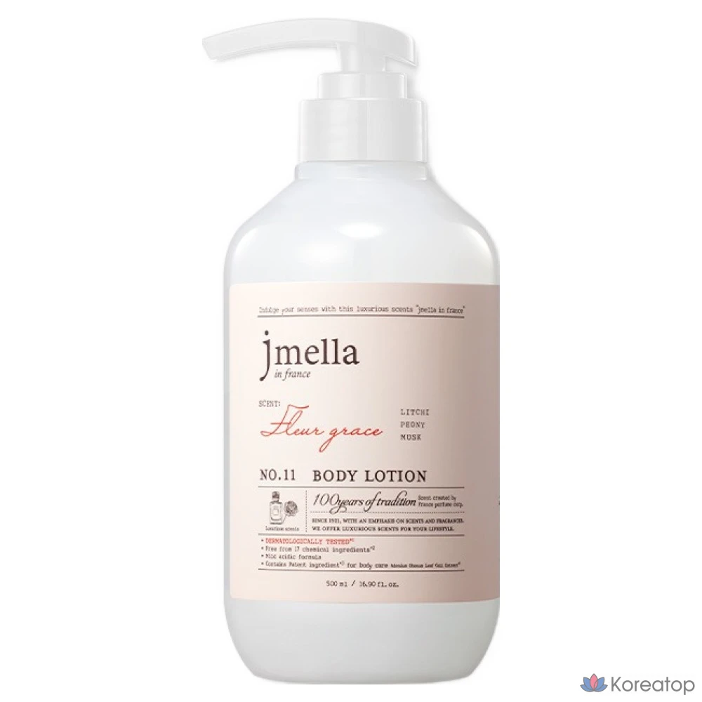 Лосьон для тела Jmella En France Fleur Grace Body Lotion Rich &amp; Peony, 500 мл, 1 шт.