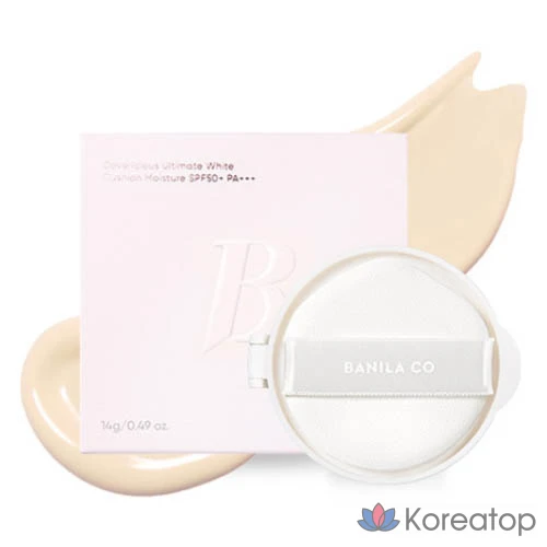 Кушон BANILA CO Covericious Ultimate White Moisture Cushion Foundation Refill, оттенок 17 Fair, 14 г, 1 шт.