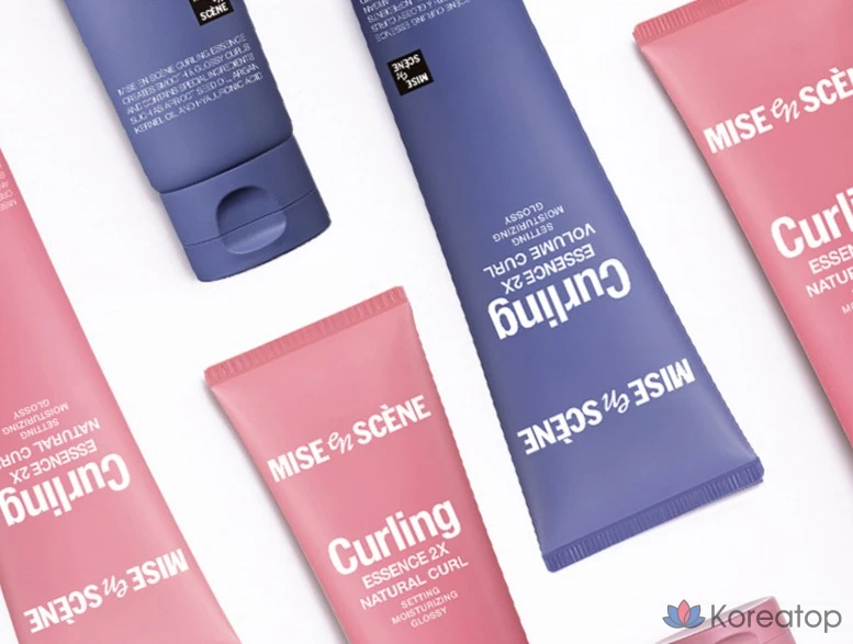 Эссенция-крем для волос Mise en Scene Curling Essence 2X Volume Curl Cream, 250 мл, 1 шт., фото 9