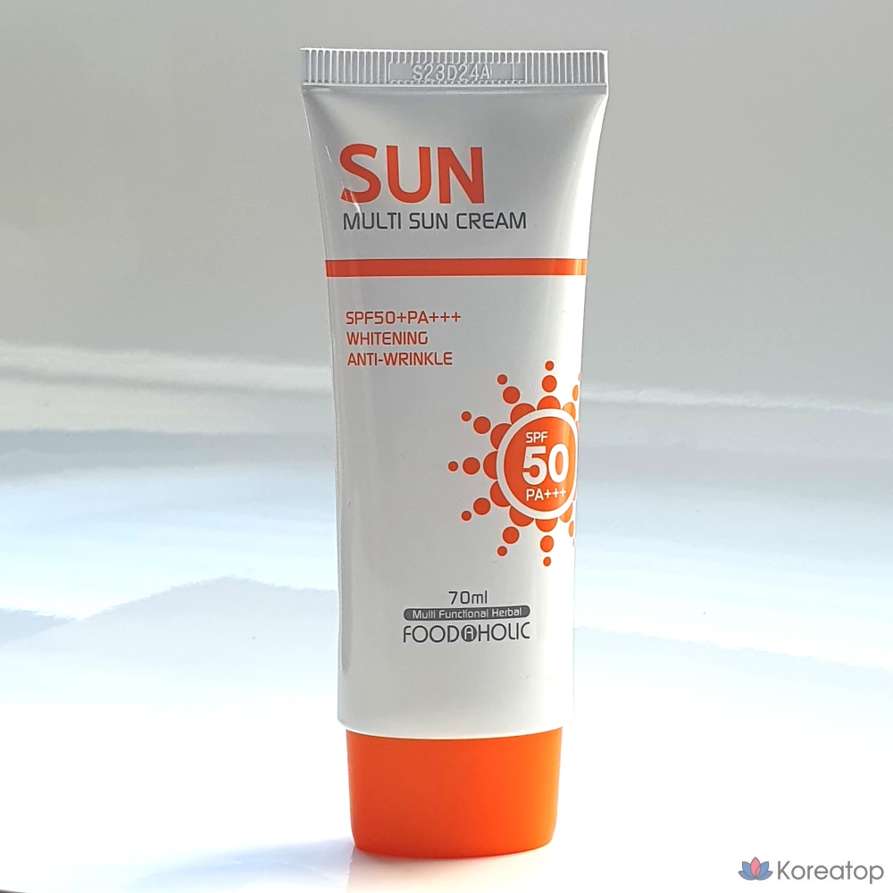 Солнцезащитный крем FoodaHolic Multi Sun Cream SPF50 PA+++, 70 мл, 1 шт.