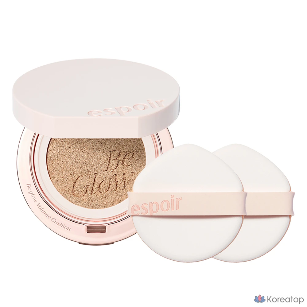 Кушон Espoir Be Glow Volume Cushion, оттенок 23 Beige, 13 г + пуф 2 шт., 1 шт.