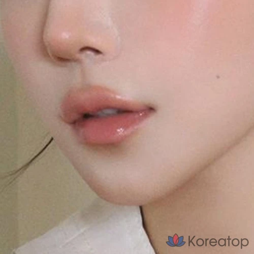 Тинт для губ Heart percent Dot On Mood One Way Glowy Lip Tint, оттенок 09 Peach Milk, 4 г, 1 шт., фото 5