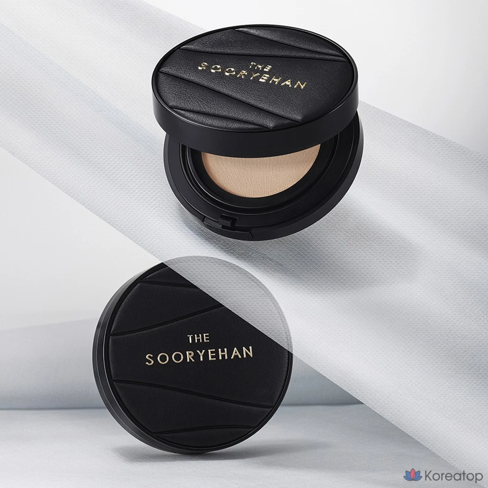 Кушон Sooryehan The Black Tension Fit Mesh Cushion Foundation, оттенок 21, 13 г, 1 шт.