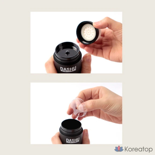 Кушон для волос DASHU Daily Easy Cover Hair Cushion, оттенок Natural Black, 26 г, 1 шт.