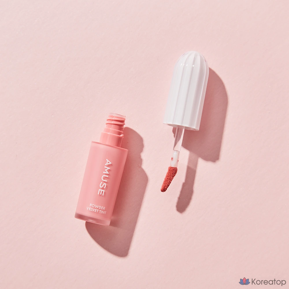 Тинт для губ AMUSE Powder Velvet Tint, оттенок 01 Rare Peach, 1 шт., фото 5