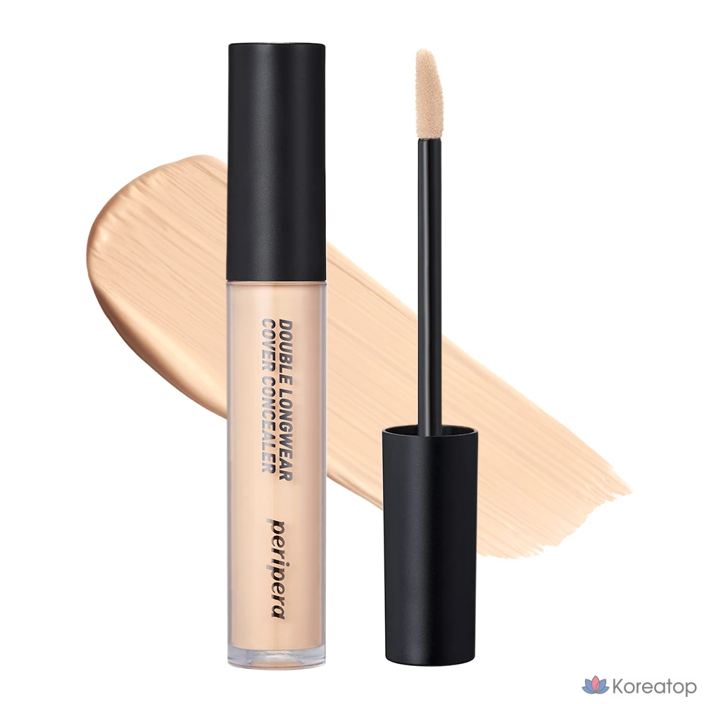 Консилер Peripera Double Longwear Cover Concealer, оттенок 02 Natural Beige, 5.5 г, 1 шт.