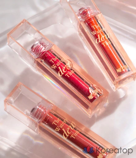 Тинт для губ MERZY The Watery Dew Lip Tint, оттенок WD5 Cherry Shot, 4 г, 1 шт., фото 3