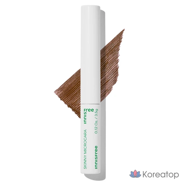 Тушь для ресниц Innisfree Skinny Microcara, оттенок 2 Brown, 3.5 г, 1 шт.
