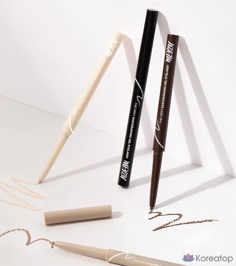 Подводка для глаз MERZY The First Easy Drawing Gel Eyeliner, оттенок EG1 Conte, 0.14 г, 1 шт., фото 4