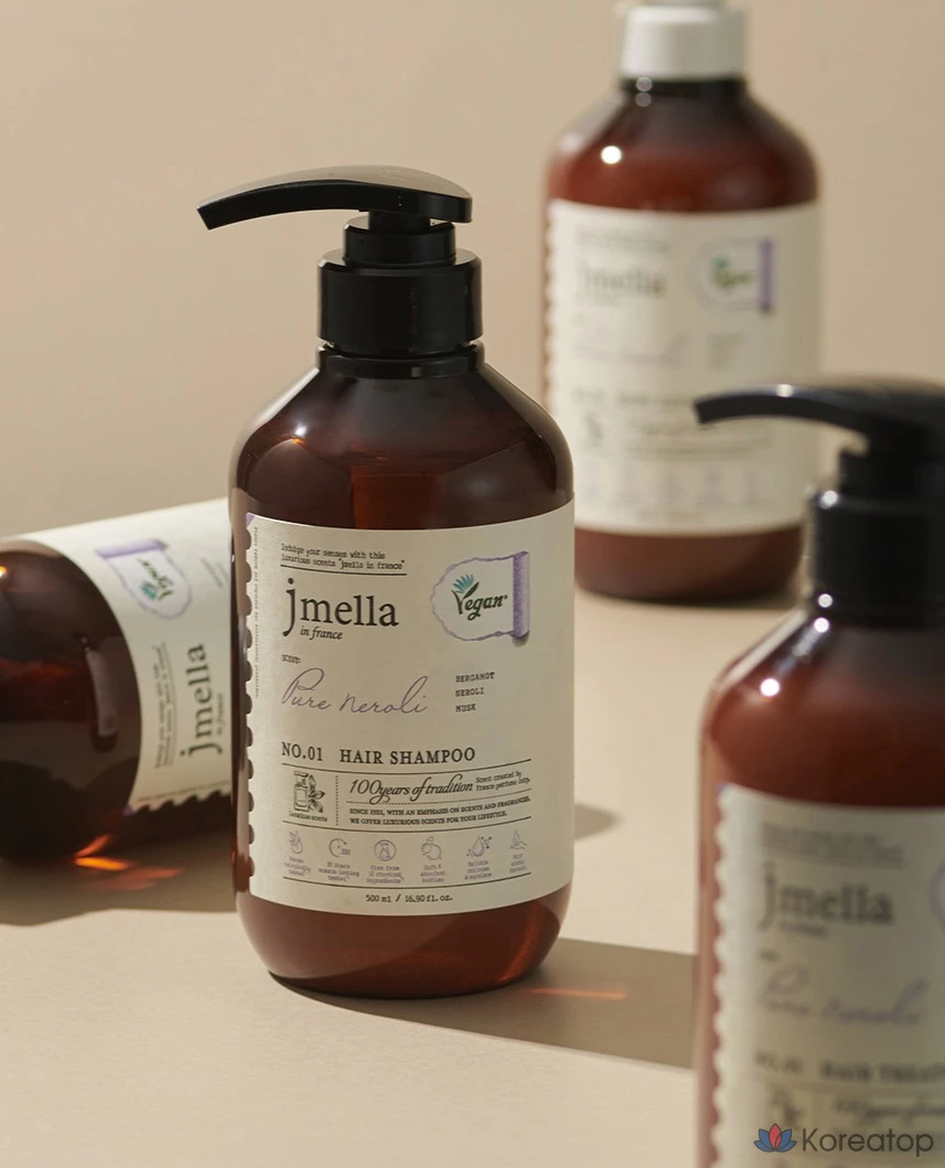 Шампунь Jmella In France Pure Neroli Vegan Hair Shampoo Orange Neroli, 500 мл, 1 шт.