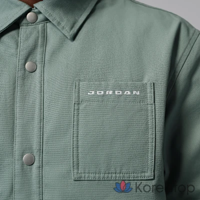 Куртка-рубашка мужская Jordan Flight Mid Layer Shirt Jacket, фото 4