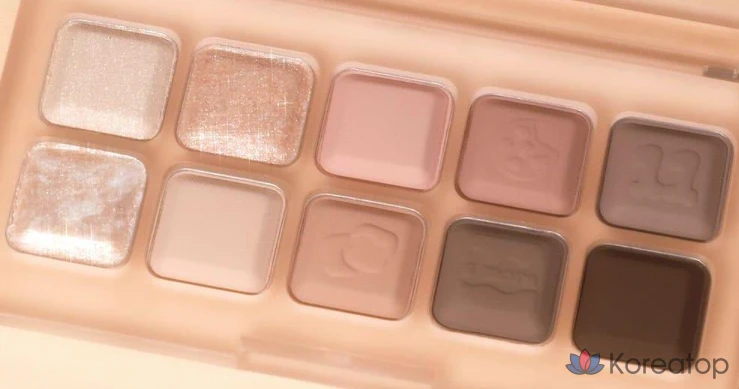 Палетка теней для век Lilybyred Mood Keyboard Eye Palette, оттенок Chocolate Chip S'more, 1 шт., фото 4