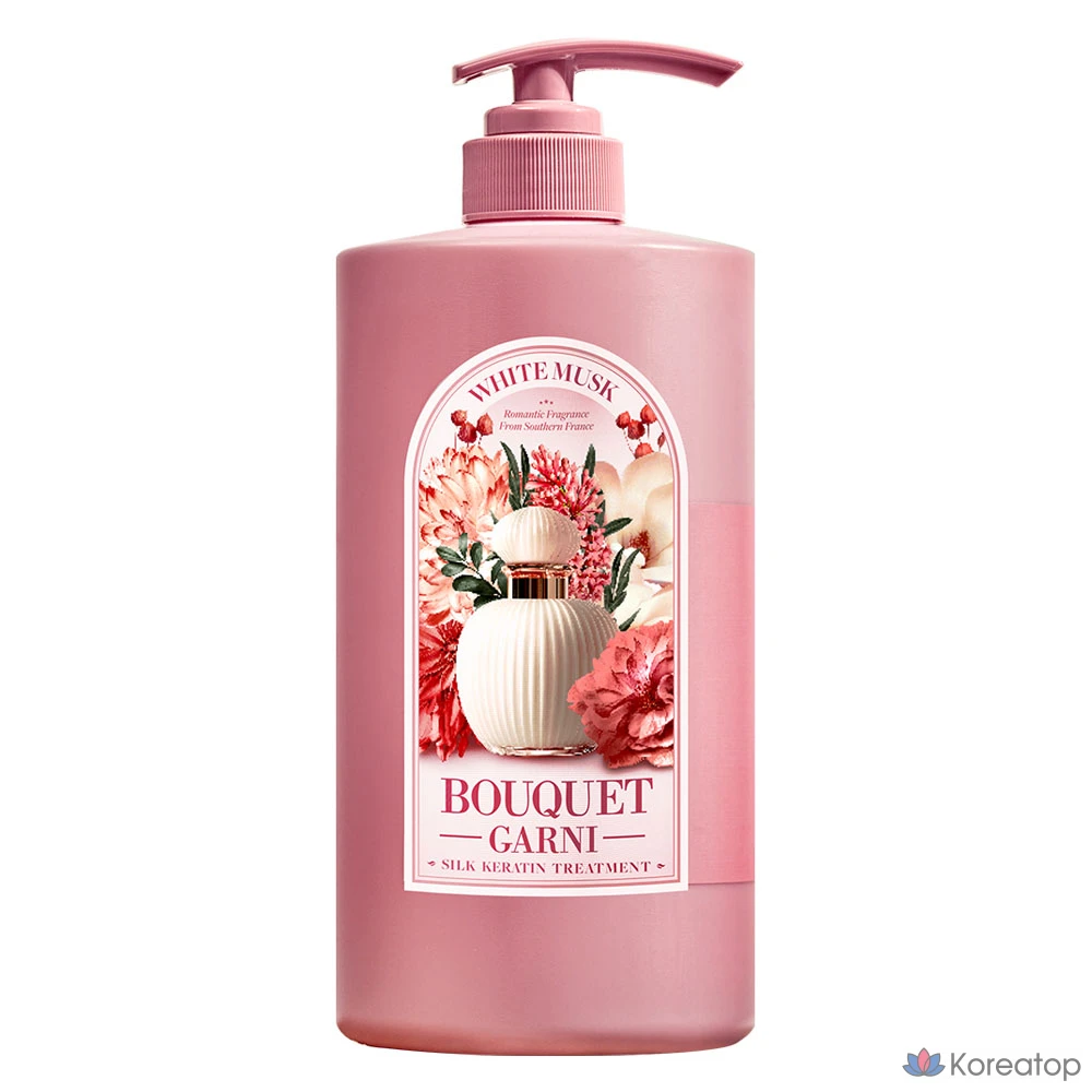 Кондиционер Bouquet Garni Silk Keratin Treatment White Musk, 1 л, 1 шт.