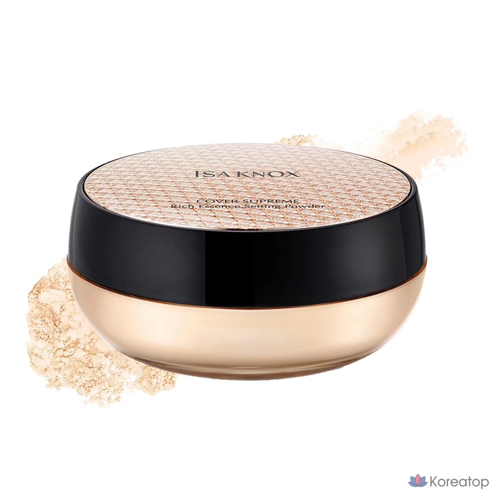Пудра для лица Isa Knox Cover Supreme Rich Essence Setting Powder, оттенок 21 Light Beige, 30 г, 1 шт.
