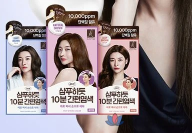 Краска для волос Elastine Shampoo Hatdeut 10 Minute, оттенок Dark Brown, 1 шт.