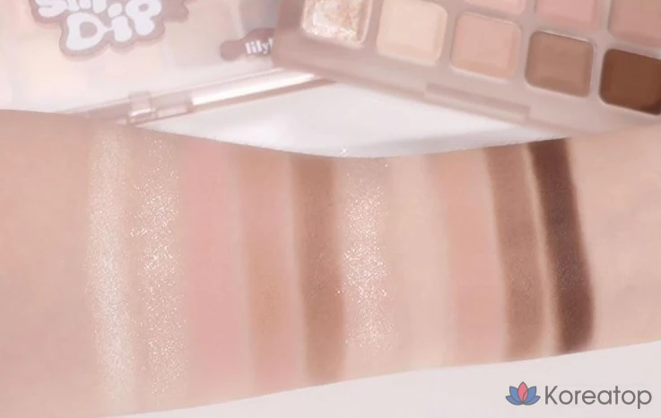 Палетка теней для век Lilybyred Mood Keyboard Eye Palette, оттенок Chocolate Chip S'more, 1 шт., фото 5