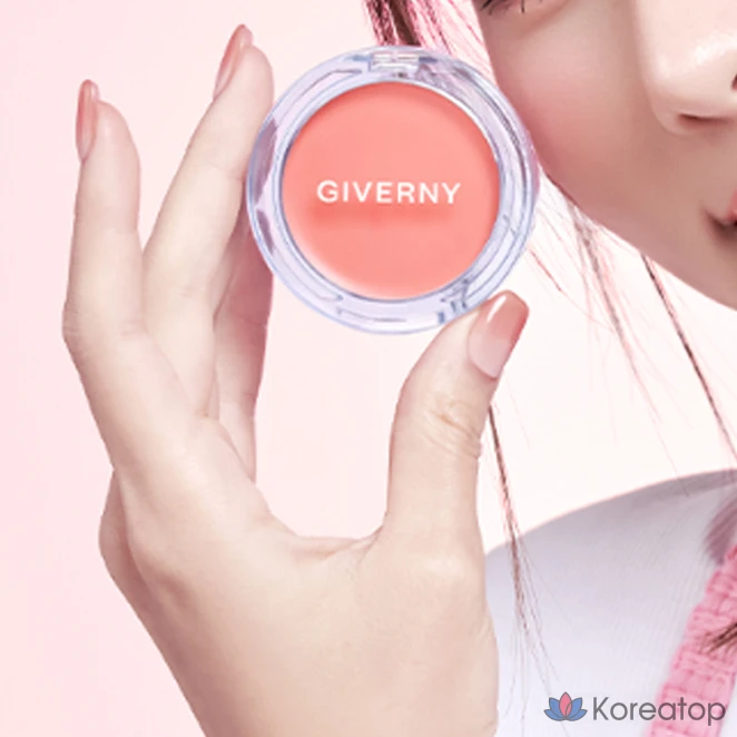 Румяна-крем Giverny Dewy Gel Glow Cream Blusher, оттенок 02 Mango Beige, 1 шт., фото 3