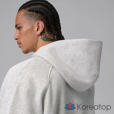 Свитшот на молнии мужской Jordan Brooklyn Oversized Fleece Full-Zip, фото 7
