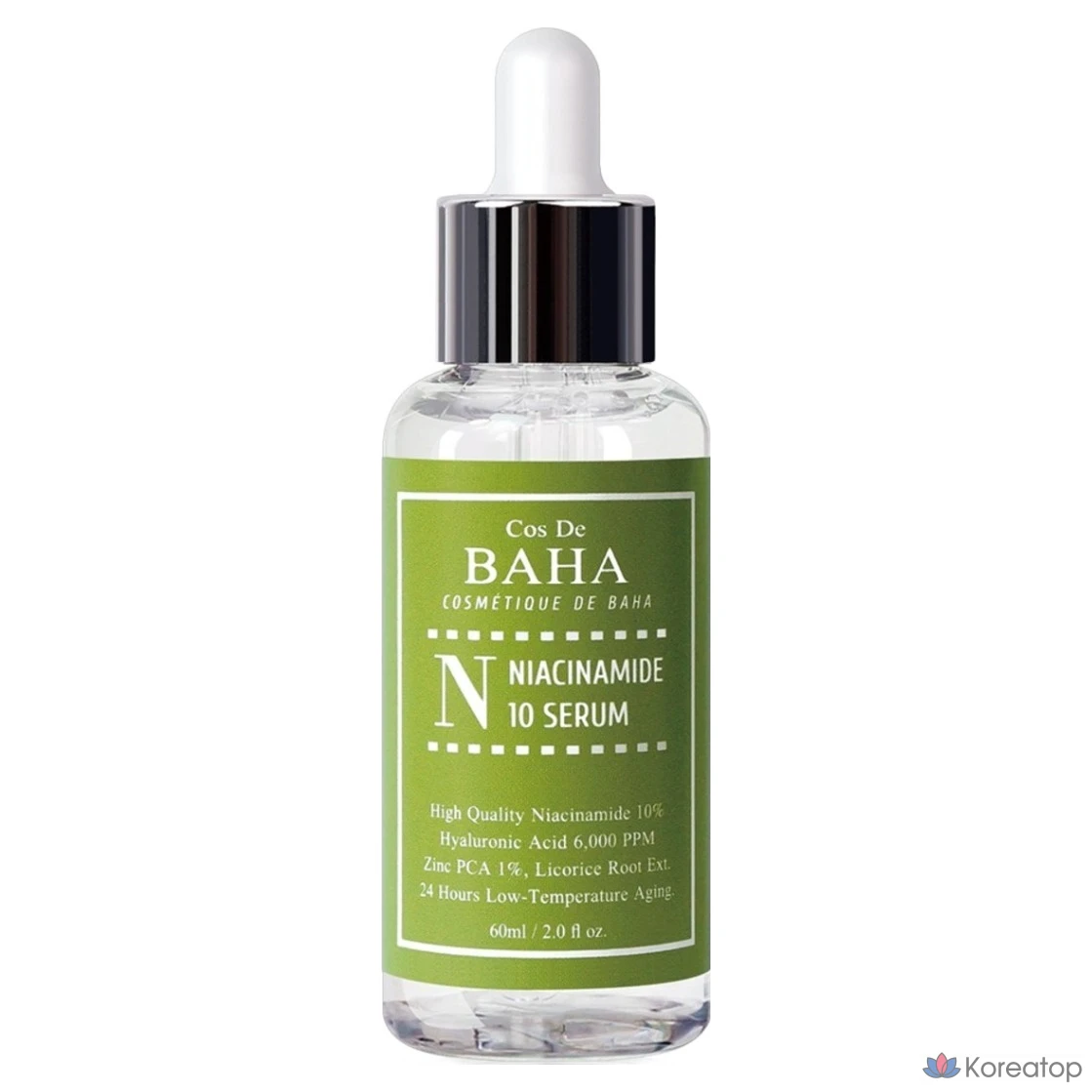 Сыворотка Cos De Baha Niacinamide 10% Zinc 1% Serum, 60 мл, 1 шт.