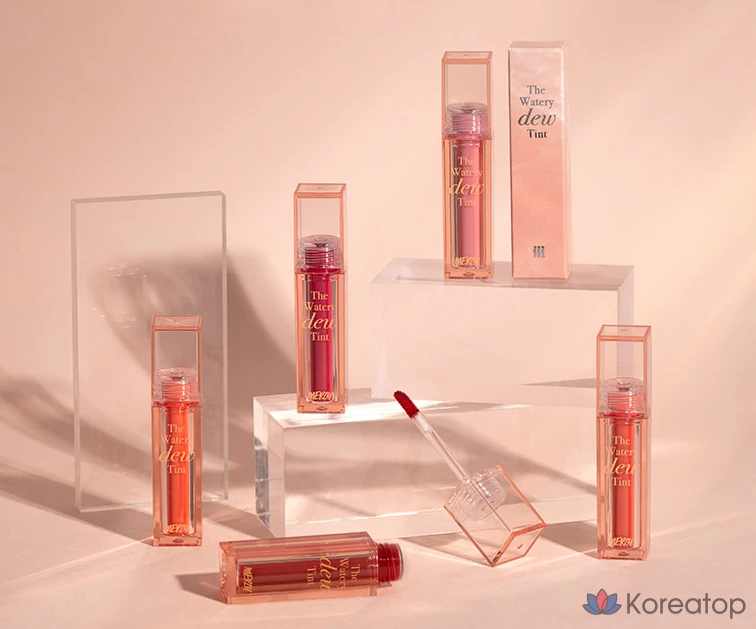 Тинт для губ MERZY The Watery Dew Lip Tint, оттенок WD5 Cherry Shot, 4 г, 1 шт., фото 5