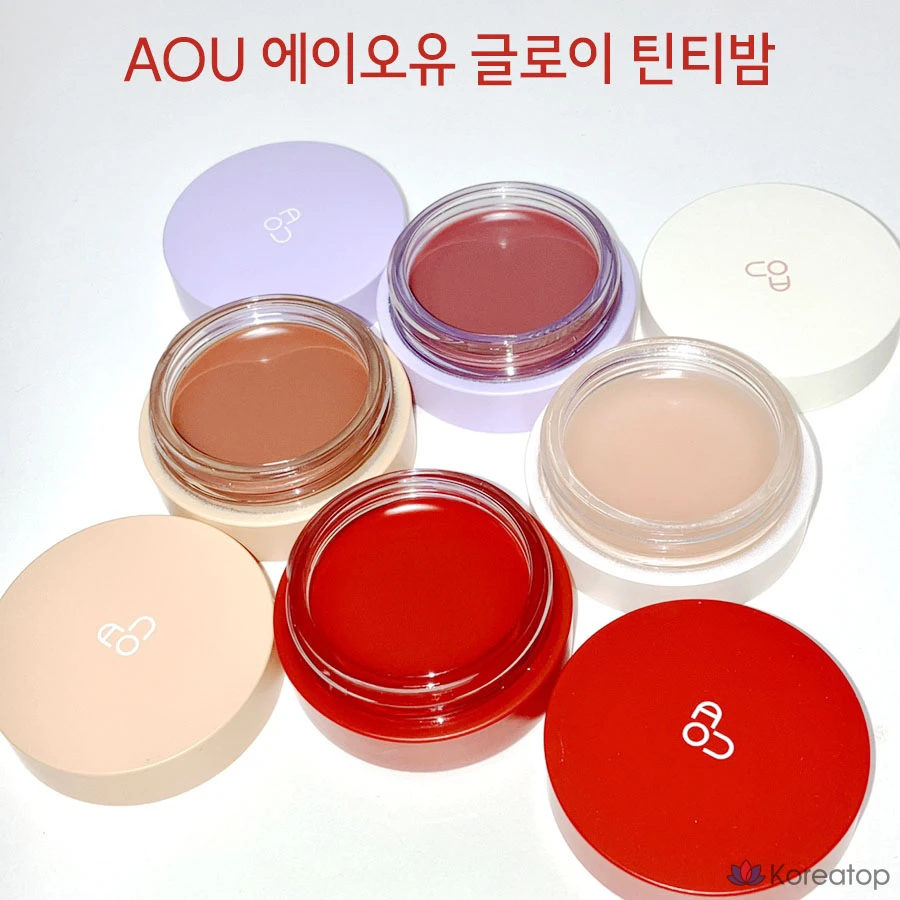 Тинт-бальзам для губ AOU Glowy Tint Balm, оттенок Hongsi Balm, 3.5 г, 1 шт., фото 2