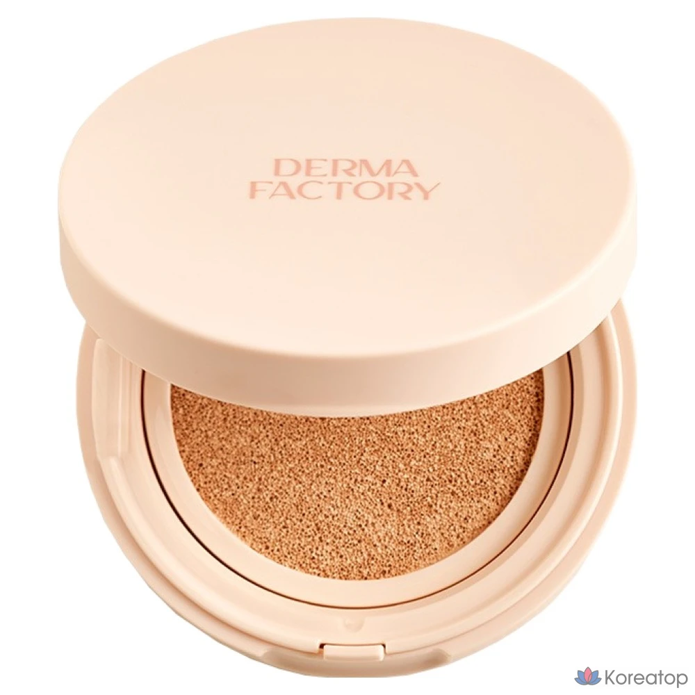 Кушон Derma Factory Vegan Collagen Cushion Foundation, оттенок 19, 15 г, 1 шт.