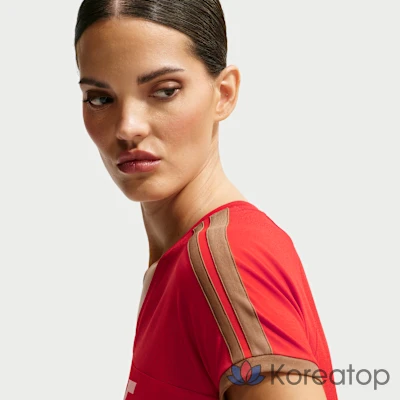 Топ женский Nike Skims Stretch Knit V-Neck Short Sleeve Top, фото 3