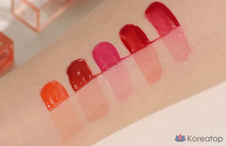 Тинт для губ MERZY The Watery Dew Lip Tint, оттенок WD5 Cherry Shot, 4 г, 1 шт., фото 6