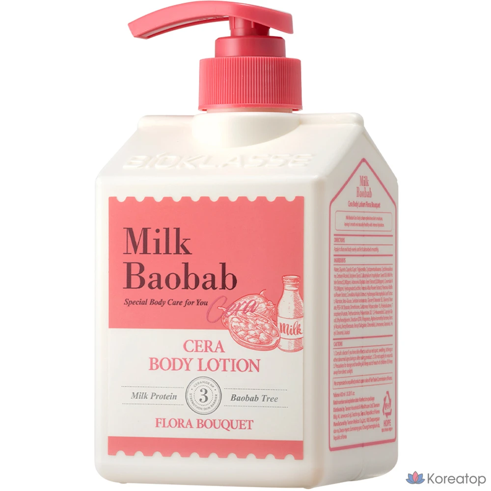 Лосьон для тела Milk Baobab Perfume Body Lotion Flora Bouquet, 600 мл, 1 шт.