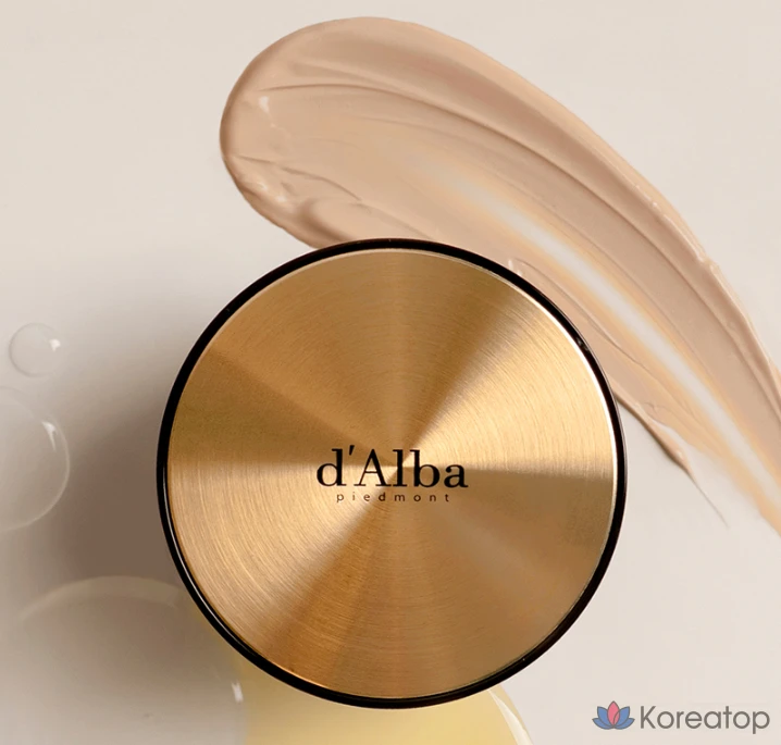 Кушон d'Alba Glow Fit Serum Cover Cushion, оттенок 21, 15 г, 1 шт., фото 2