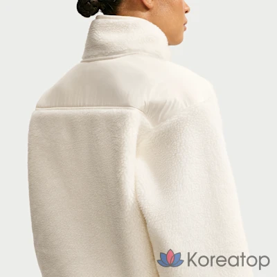 Куртка женская Nike NikeSKIMS Sherpa Oversized 3/4 Zip Jacket, фото 2