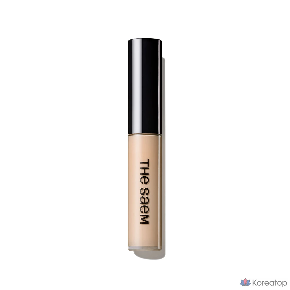 Консилер The Saem Cover Perfection Concealer Duo Set A, оттенки 01 Correct Beige + 1.5 Natural Beige, 3 шт., фото 3