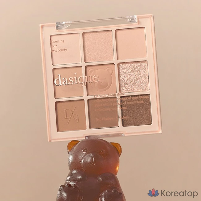 Тени для век Dasique Shadow Palette, оттенок 28 Brown Bear, 1 шт., фото 4