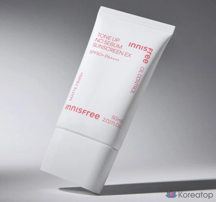 Солнцезащитный крем Innisfree Tone-up No Sebum Sunscreen EX SPF50+ PA++++, 60 мл, 1 шт.