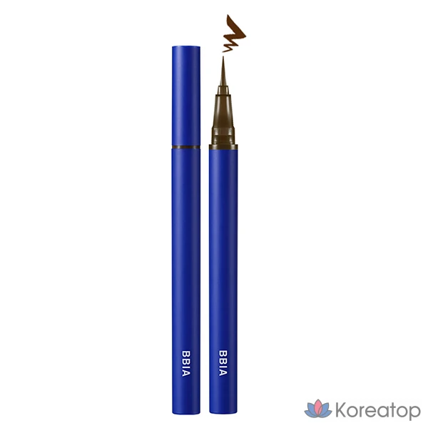 Подводка для глаз BBIA Never Die Brush Eyeliner, оттенок 02 Mat Brown, 0.4 г, 1 шт.