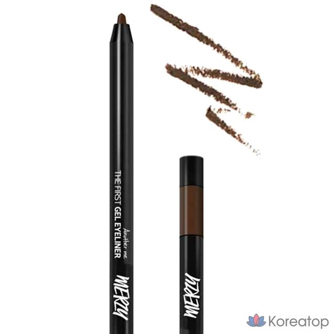 Подводка для глаз гелевая MERZY The First Gel Eyeliner, оттенок G2 Dutch Brown, 0.5 г, 1 шт.