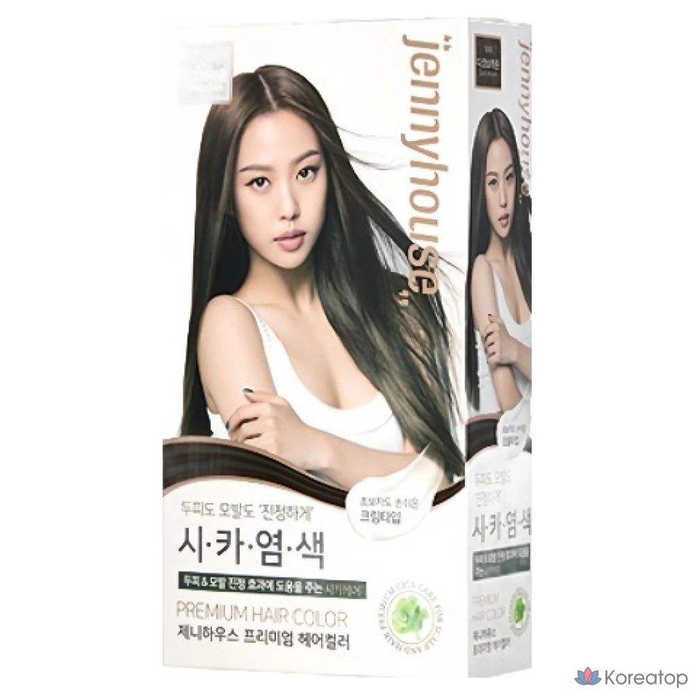 Краска для волос JennyHouse Premium Hair Color, оттенок Dark Brown 5NB, 1 шт., фото 2