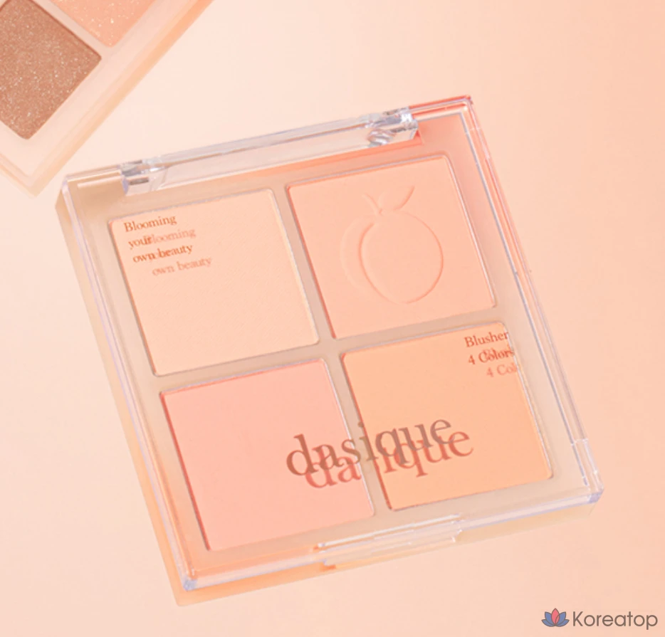 Румяна Dasique Blending Mood Cheek, оттенок 03 Peach Blending, 11.2 г, 1 шт., фото 3