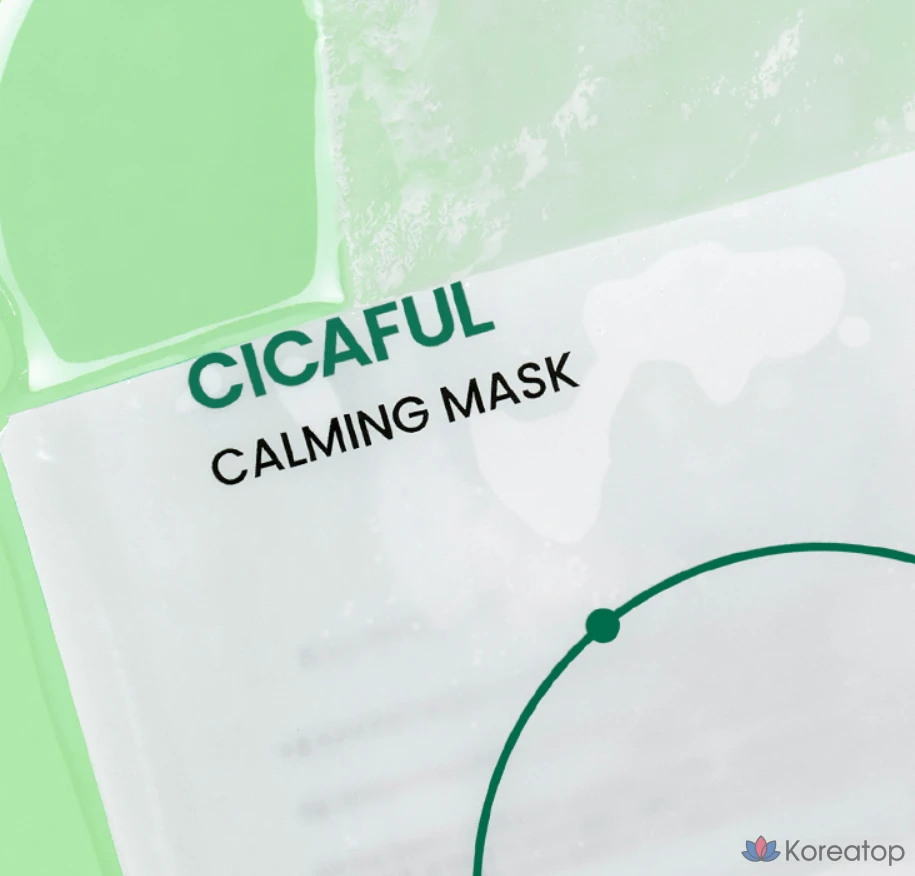 Тканевая маска для лица Beplain Cicaful Calming Mask, 27 г, 60 шт., фото 7