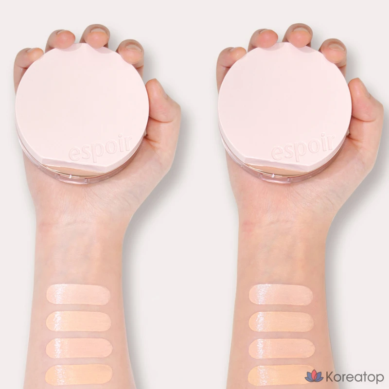 Кушон Espoir Be Glow Volume Cushion, оттенок 23 Beige, 13 г + пуф 2 шт., 1 шт.