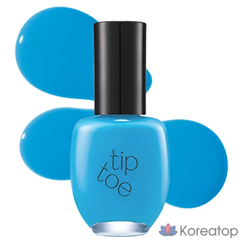 Лак для ногтей Tip Toe Andante Nail Polish, оттенок 214 Blue Jeans, 10 мл, 1 шт.