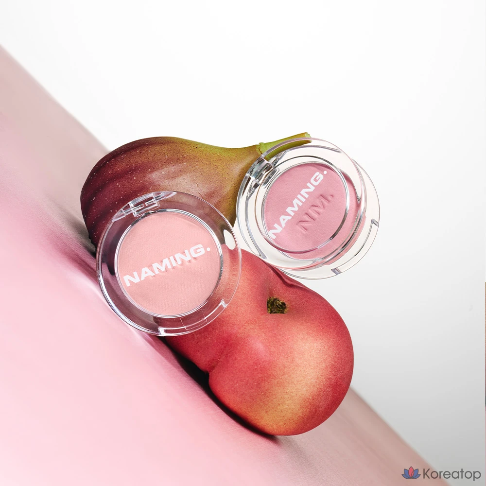 Пудровый румянец NAMING Fluffy Powder Blush, оттенок Yummy, 3.2 г, 1 шт., фото 6