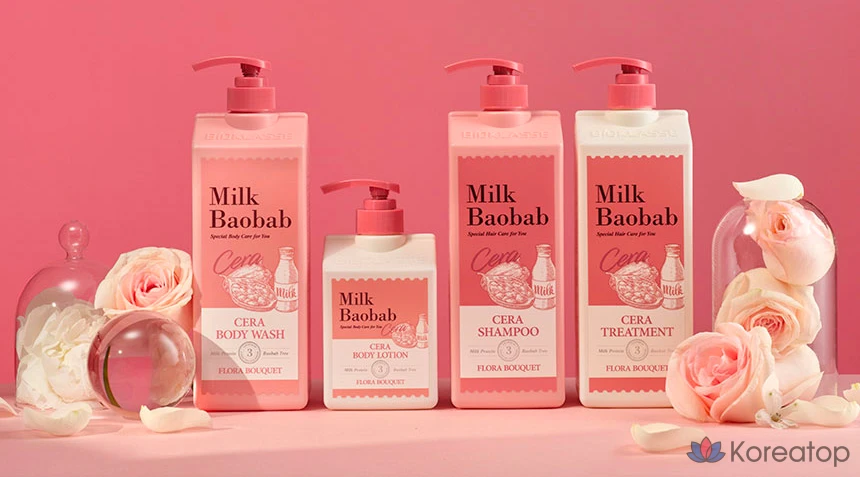 Лосьон для тела Milk Baobab Perfume Body Lotion Flora Bouquet, 600 мл, 1 шт., фото 3