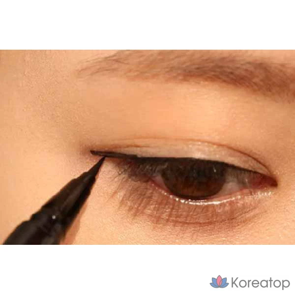 Подводка для глаз водостойкая Mqny Waterproof Pen Eyeliner, оттенок Brown Black, 0.6 г, 1 шт., фото 6