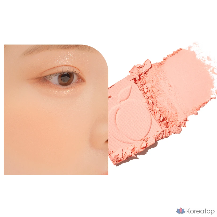 Румяна Dasique Blending Mood Cheek, оттенок 03 Peach Blending, 11.2 г, 1 шт., фото 5