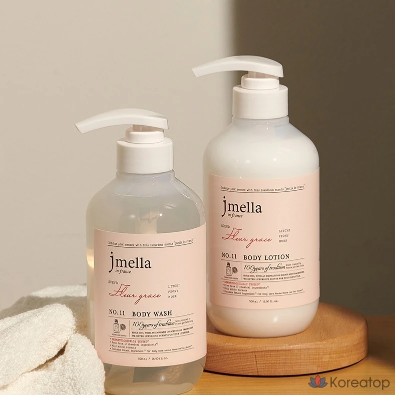 Лосьон для тела Jmella En France Fleur Grace Body Lotion Rich &amp; Peony, 500 мл, 1 шт.