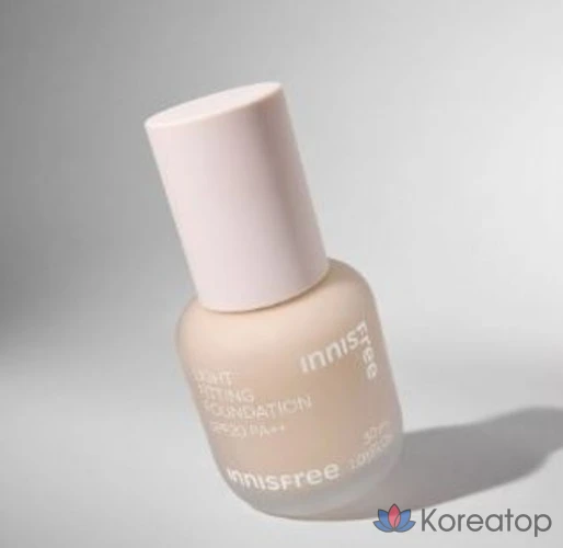 Фундамент Innisfree Light Fitting Foundation, оттенок 21N Vanilla, 30 мл, 1 шт., фото 5